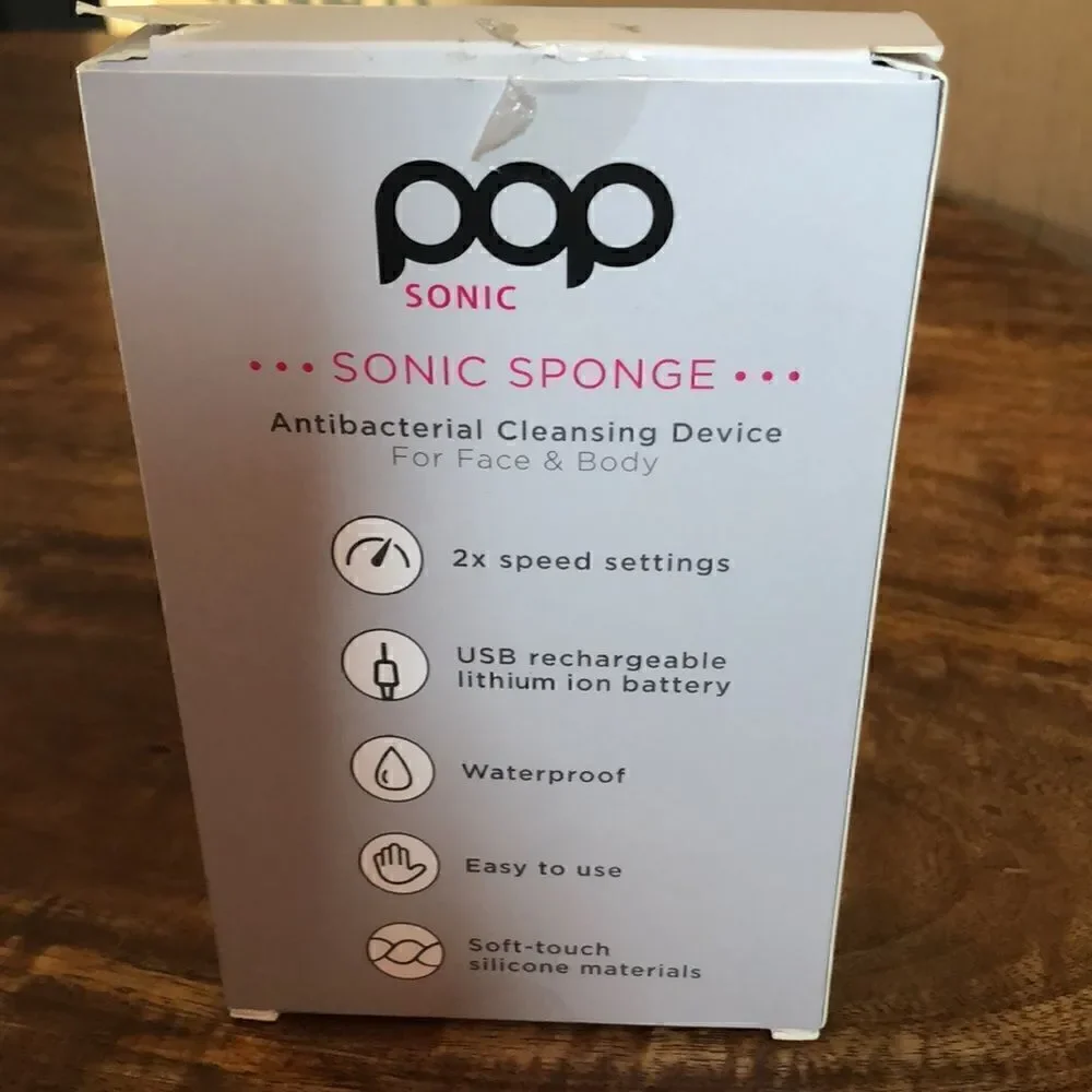 Pop Sonic Sponge | The Ultimate Face & Body Cleanser for men- NWOT